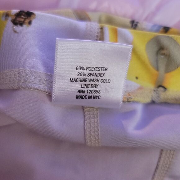 Zara Terez for SOULCYCLE Leggings Bike Bicycle Yellow Ladies S Ride Studio NYC - Picture 4 of 7